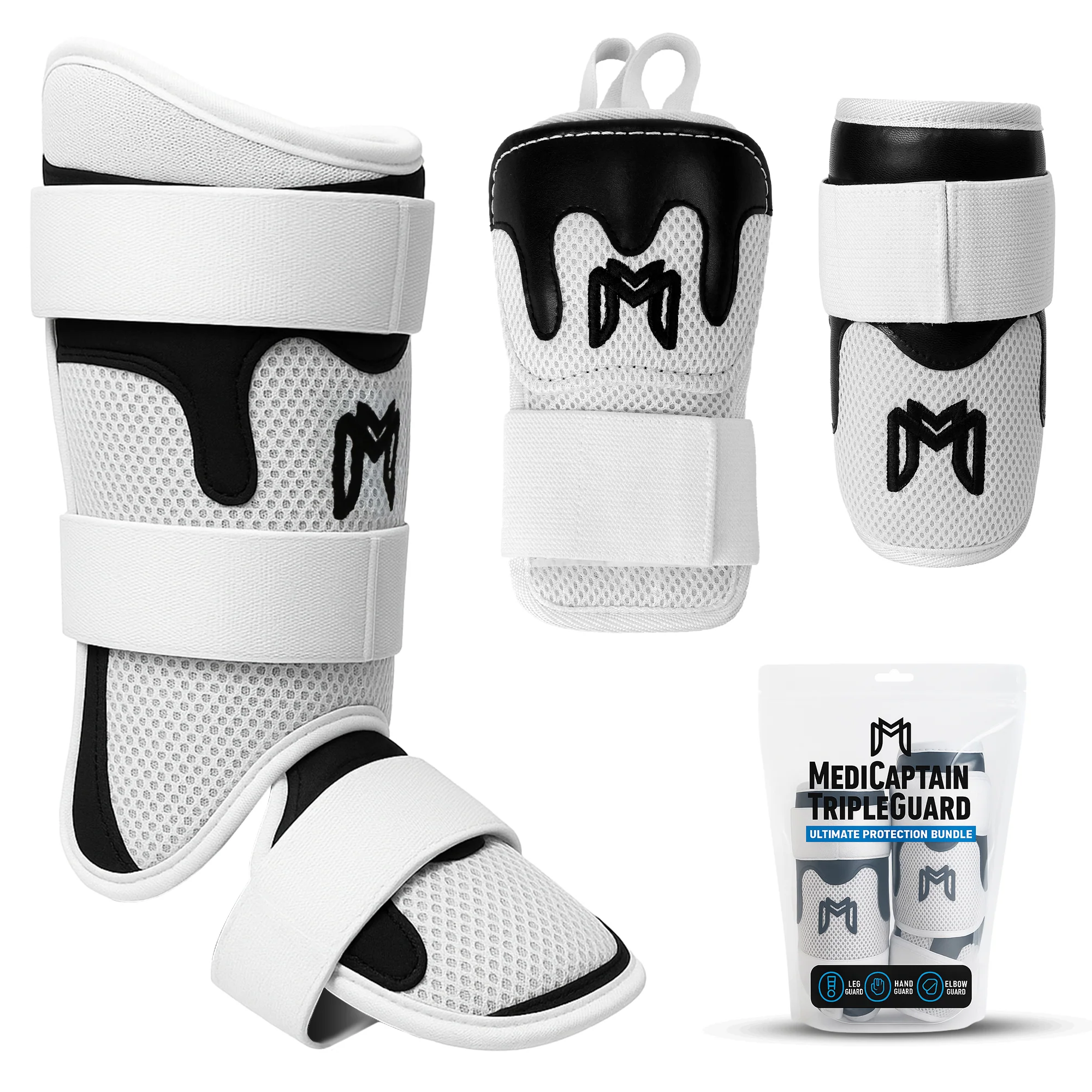 MediCaptain TripleGuard – Complete Baseball Protection Kit for Hitters | Hand, Elbow & Leg Guards - Image 3